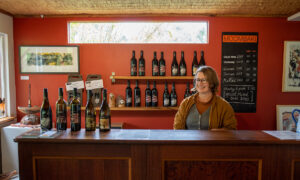 Mel in the cellar door